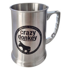 Stainless Steel Crazy Donkey Mug silver