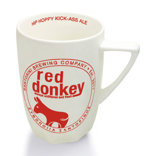 mug - red donkey